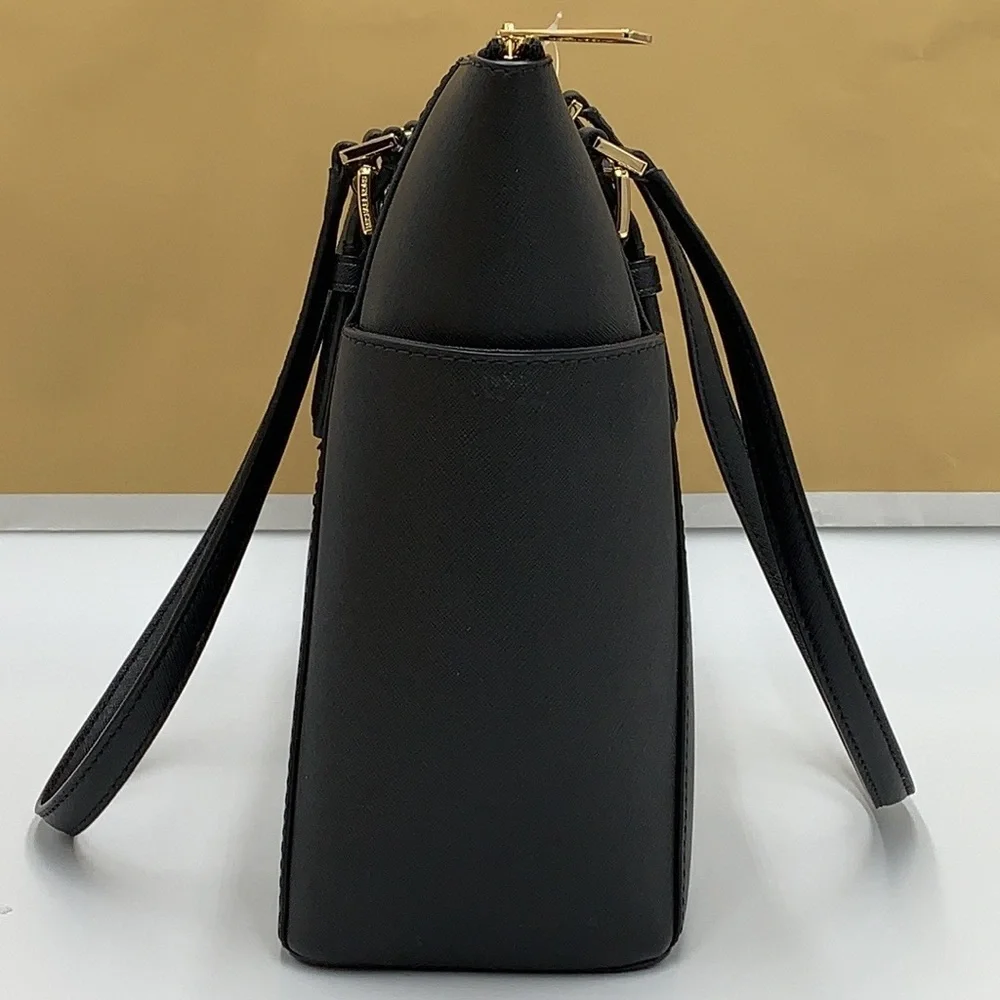 MICHAEL KORS Charlotte Large Leather Top-Zip Tote